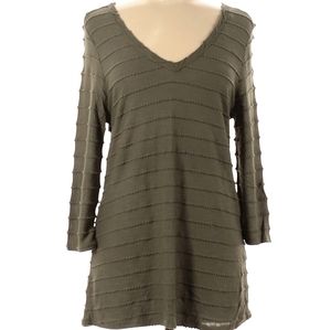Kaileigh 3/4 Sleeve Olive Top Sz M